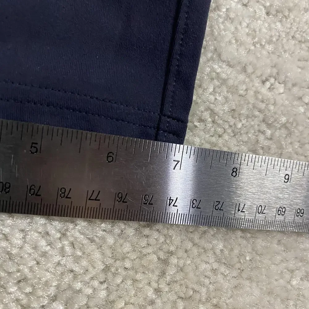 Public Rec Pants Mens 34x28 Navy Nylon Stretch Elastic Waist Travel Golf Tech